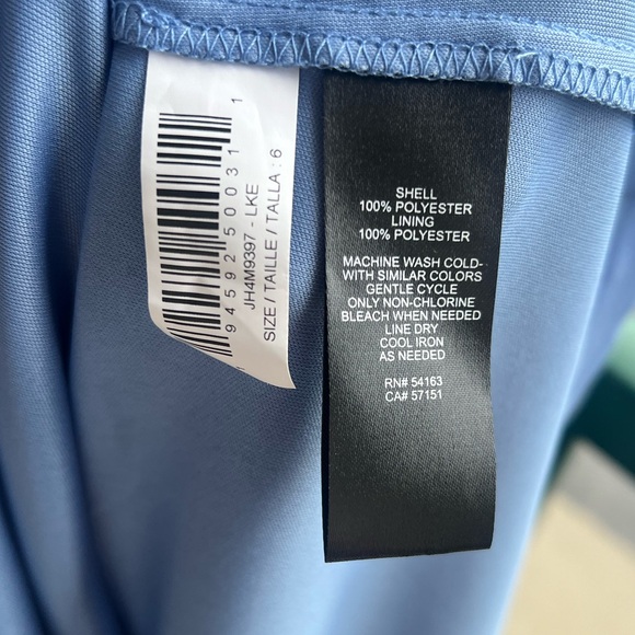 🆕 Jessica Howard Periwinkle Blue Midi Dress Size 6 Wedding Formal Bridesmaid - Picture 14 of 15